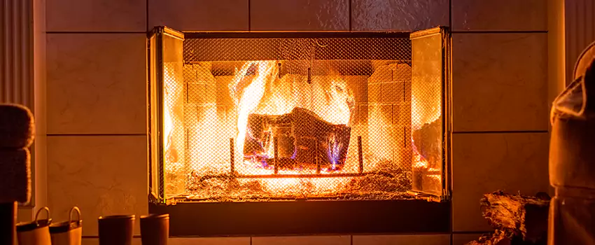 Mendota Hearth Landscape Fireplace Installation in Woodbridge, Ontario