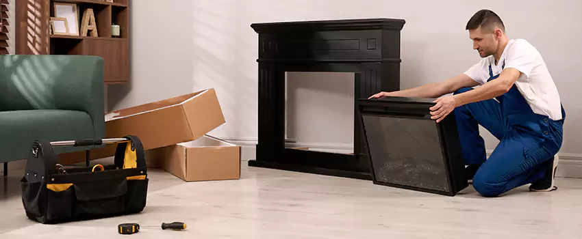 Old Rusted Metal Fireplace Repair And Replacement in Woodbridge, ON
