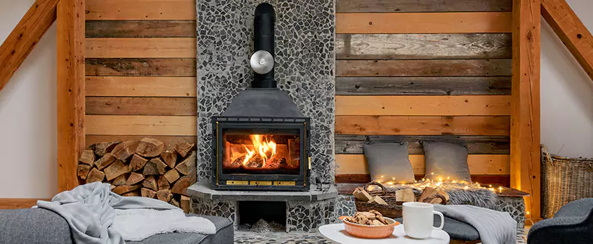 Thelin Hearth Products Direct Vent Gas Stove Fireplace Inspection in Woodbridge, Ontario